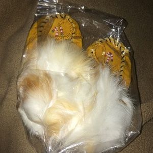 Handmade size 3 moccasins